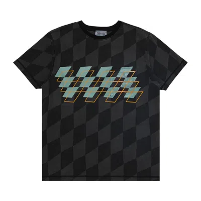 Pre-owned Thames Mmxx Goat Exclusive For Manifesto . Kaleidoscope Savoy Tee | Black | Men's Size S