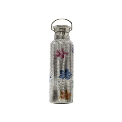 Pre-owned Collina Strada Goat Exclusive For Manifesto  Rhinestone Water Bottle | Multi-color | Women's Size One