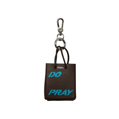 Pre-owned Medea Goat Exclusive For Manifesto  Mini Keychain | Brown | Women's Size Onesize