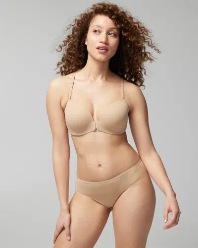 Soma Enbliss Front Close Racerback Bra In Beige Nude Size 40dd |  Women's Bras
