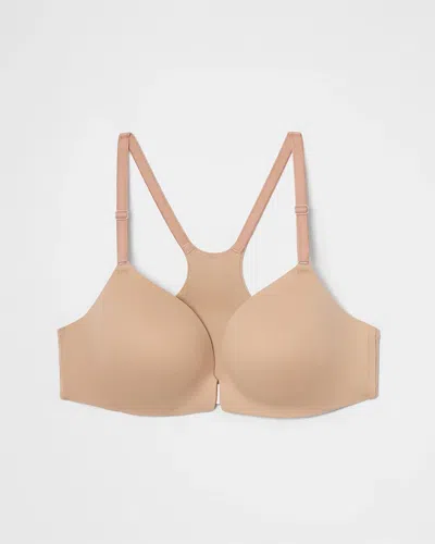 Soma Enbliss Front Close Racerback Bra In Beige Nude Size 40dd |  Women's Bras