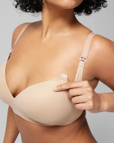 Soma Enbliss Maternity Nursing Wireless Bra In Beige Nude Size 42c |  Women's Bras