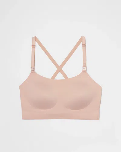 Soma Enbliss Luxe Maternity Nursing Convertible Bralette In Light Pink Size 2xl |  Women's Bras