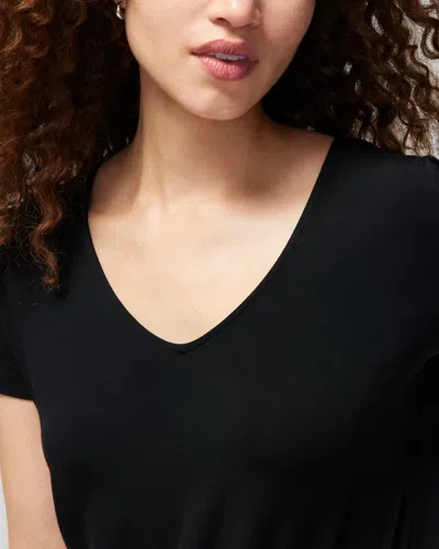 Soma Women's Cool Nights Short Sleeve Pajama Tee In Black Size Xl |  Pajama Sets