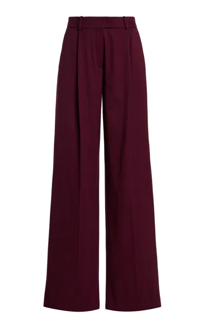Another Tomorrow Exclusive Oversized Wool Wide-leg Pants