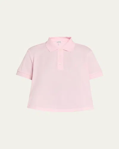 Loewe Short-sleeve Trapeze Polo Top