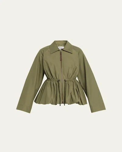 Loewe Ruched Cotton-blend Jacket