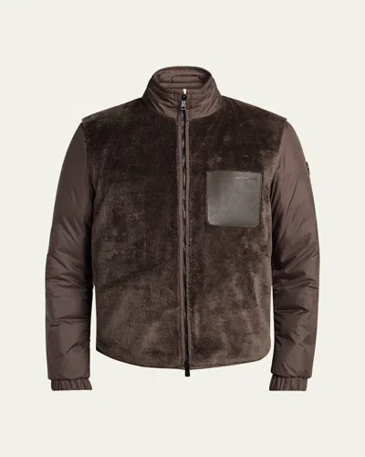 Moncler Doudoune Courte Réversible En Teddy Livra