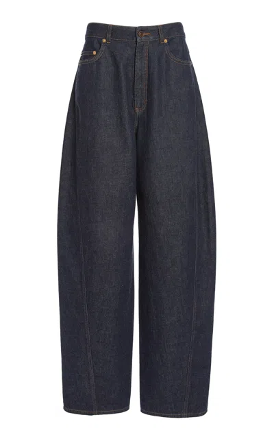 Givenchy Mid-rise Barrel-leg Denim Cocoon Trousers