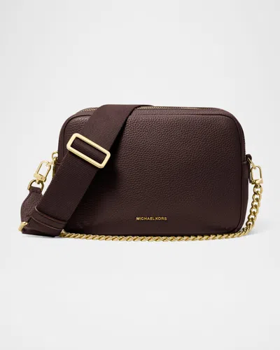 Michael Michael Kors Bryant Medium Pebbled Leather Camera Crossbody Bag