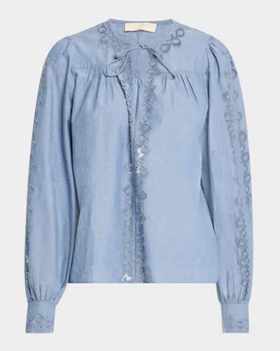 Ulla Johnson Kady Long-sleeve Blouse