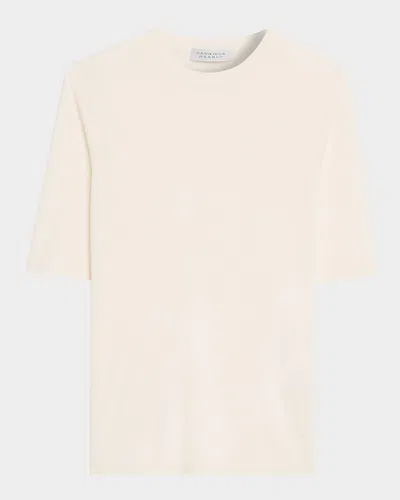 Gabriela Hearst Brunner Short-sleeve Cashmere-silk T-shirt