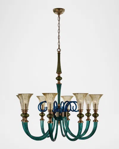 Allegri Crystal By Kalco Lighting Tinta 42" 8-light Chandelier