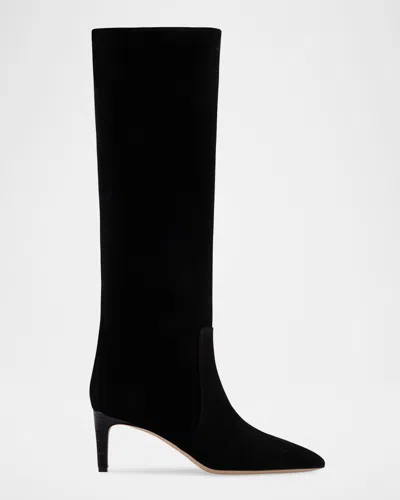 Paris Texas Suede Stiletto Knee-high Boots