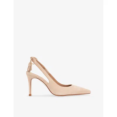 Lk Bennett Cary Slingback Pointed Toe Pump In Neutral