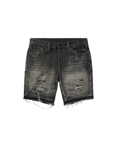Billionaire Boys Club Cadet Crater Black Jean Shorts In Black