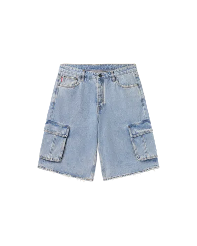 Icecream Barrels Jean Shorts In Blue