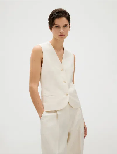 Calvin Klein Women's Linen Blend Vest