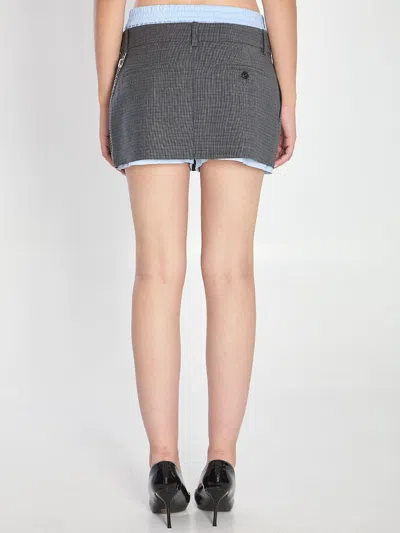 Alexander Wang Wool Blend Miniskirt