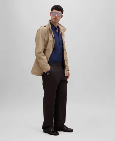 Aspesi Camicia In Lino Con Taschino - Blu In Blue