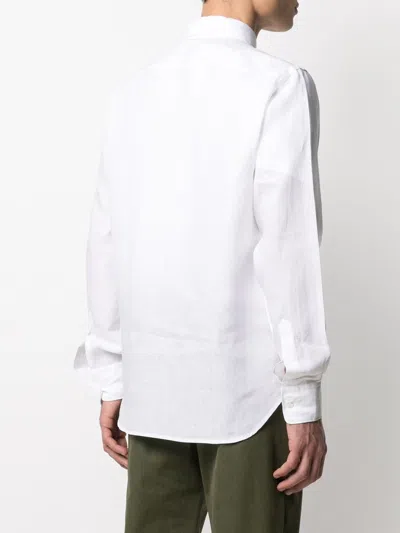 Aspesi Popeline Sedici Shirt With Breast-pocket In White