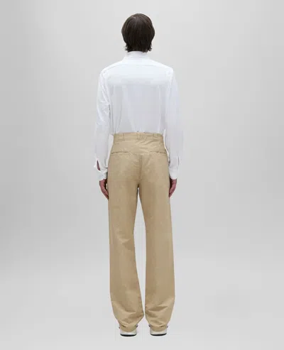 Aspesi Pantalone Adrien In Misto Lino Fiammato - Sabbia In Neutral