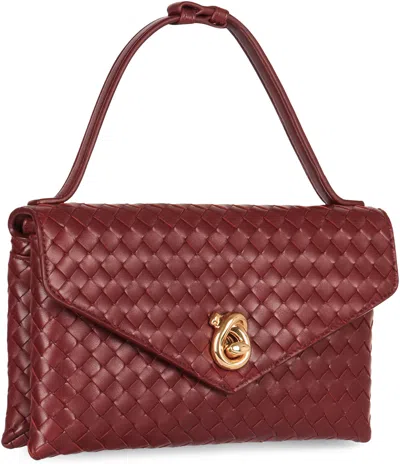 Bottega Veneta Knot Lock Leather Crossbody Bag