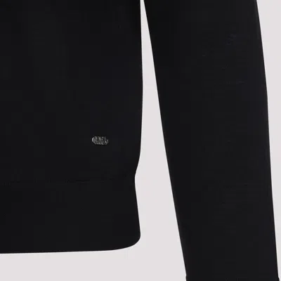 Brioni Cashmere High-neck In Cashmere And Silk In Black