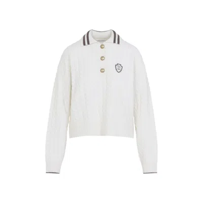 Brunello Cucinelli Sport Club Pullover With White Cashmere