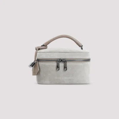 Brunello Cucinelli Suede Leather Pouch