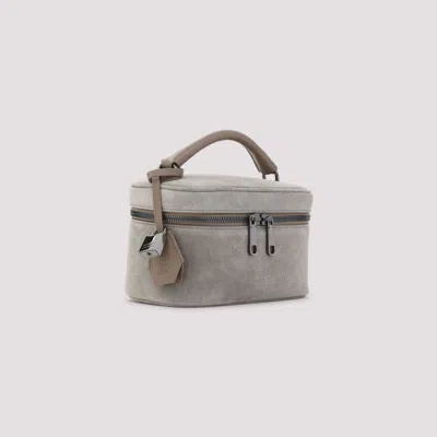 Brunello Cucinelli Suede Leather Pouch