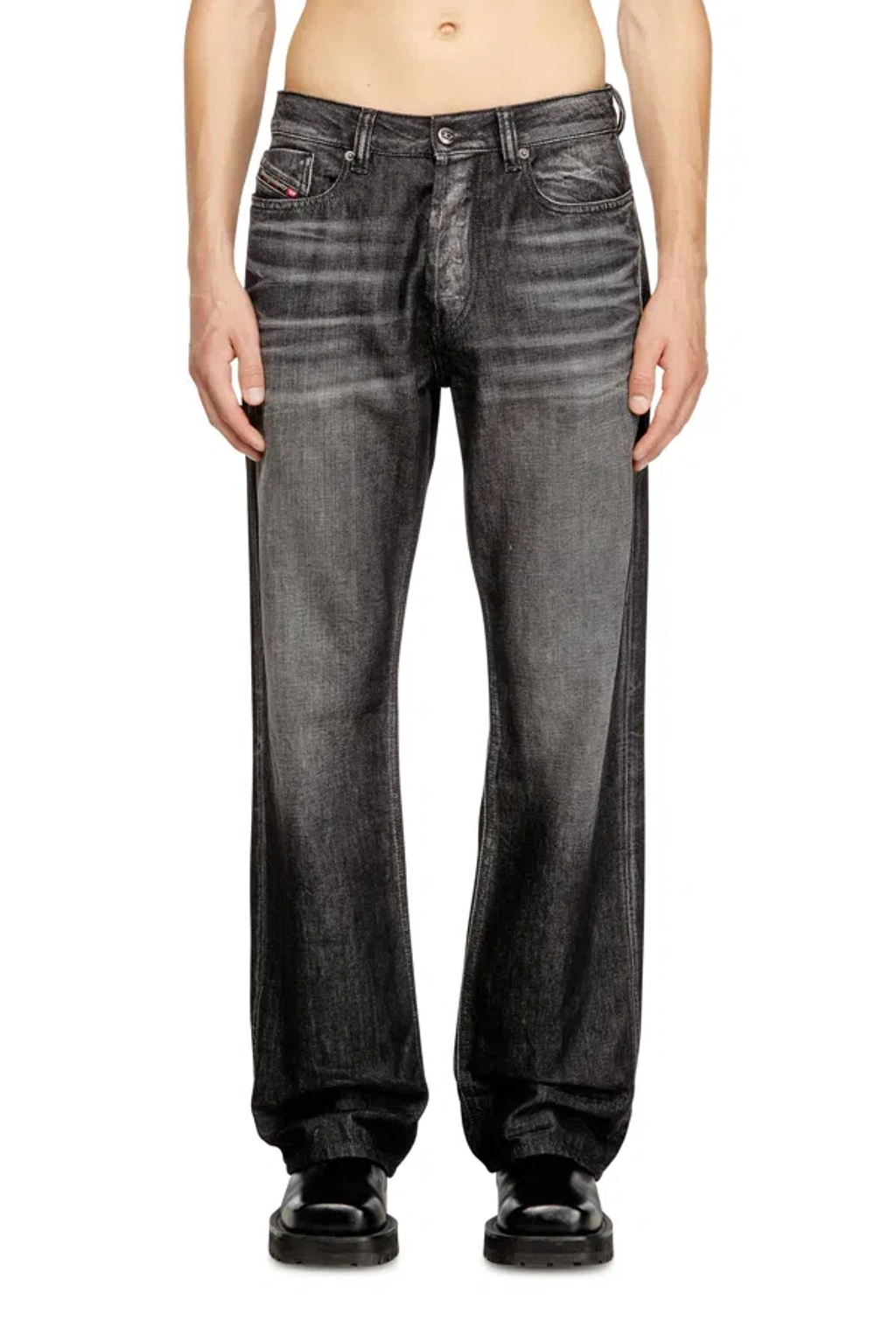 Diesel Bootcut Jeans In Black | ModeSens