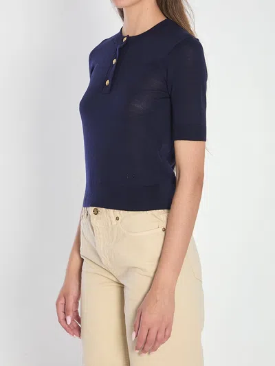 Celine Triomphe Navy Polo