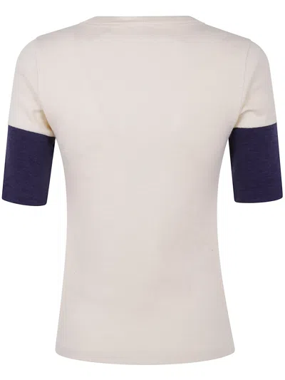 Chloé Logo Embroidered Heavy Cotton Wool T-shirt
