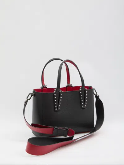 Christian Louboutin Studded Grained Leather Tote Bag