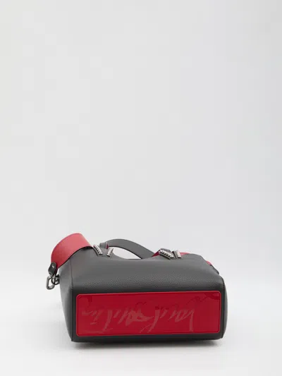 Christian Louboutin Studded Grained Leather Tote Bag
