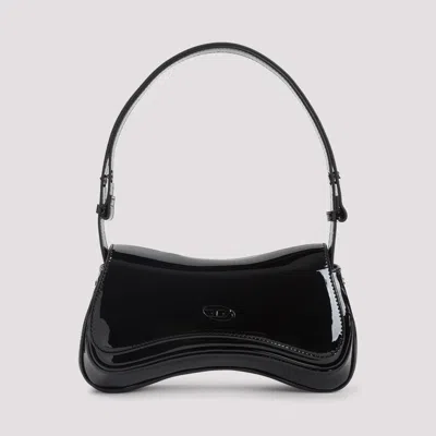 Diesel Adjustable Asymmetric Glossy Shoulder Bag
