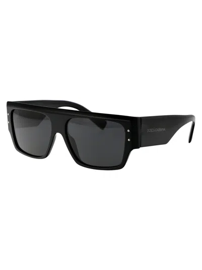 Dolce & Gabbana Black Acetate Sunglasses