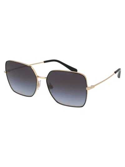 Dolce & Gabbana Eyewear Square Frame Sunglasses In Black