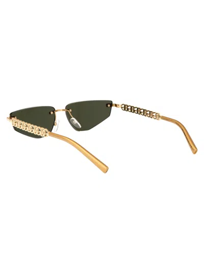 Dolce & Gabbana Dg Essentials Cat-eye Sunglasses In Gold