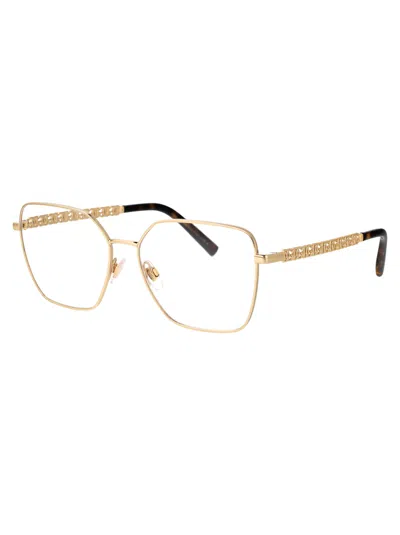 Dolce & Gabbana Gold Steel Glasses