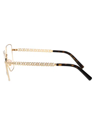 Dolce & Gabbana Gold Steel Glasses