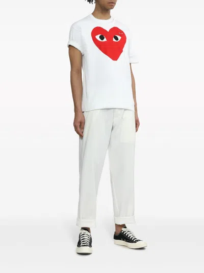 Comme Des Garçons Play Heart-print T-shirt