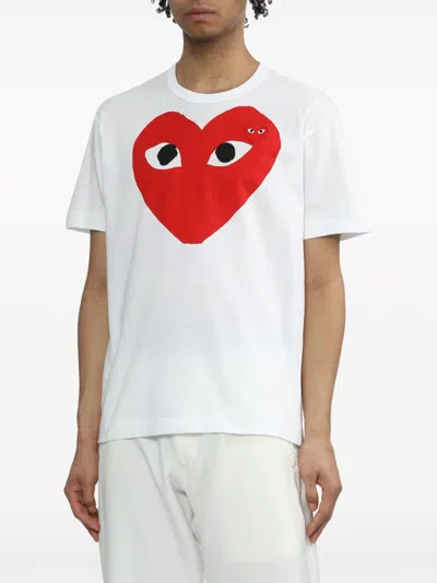 Comme Des Garçons Play Heart-print T-shirt