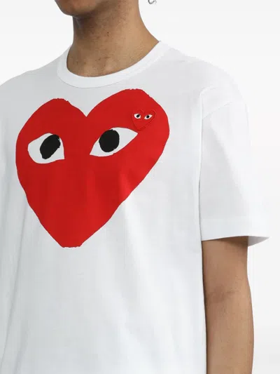 Comme Des Garçons Play Heart-print T-shirt