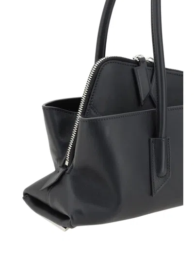 Attico La Passeggiata Small Shoulder Bag In Black