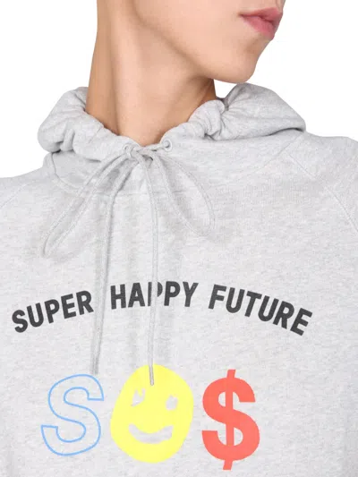 Etre Cecile Être Cécile "super Happy Future" Sweatshirt In Gray
