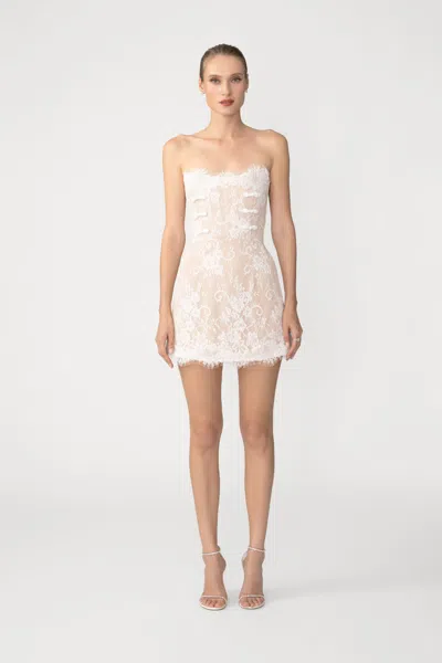 Sau Lee Sasha Lace Mini Dress