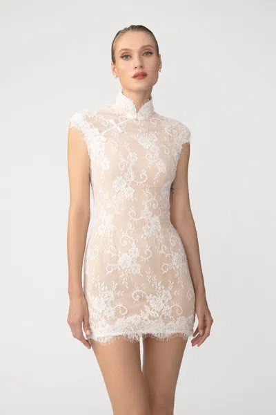Sau Lee Sia Lace Mini Dress