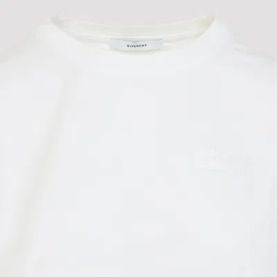 Givenchy Crew Neck Cotton T-shirt In White